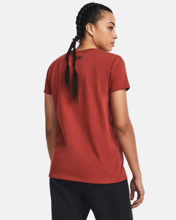 Women's Project Rock Arena Heavyweight Short Sleeve in Red image number 1